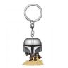 Брелок Funko Pocket Pop Star Wars Keychain The Mandalorian фанко Мандалорец с бластером