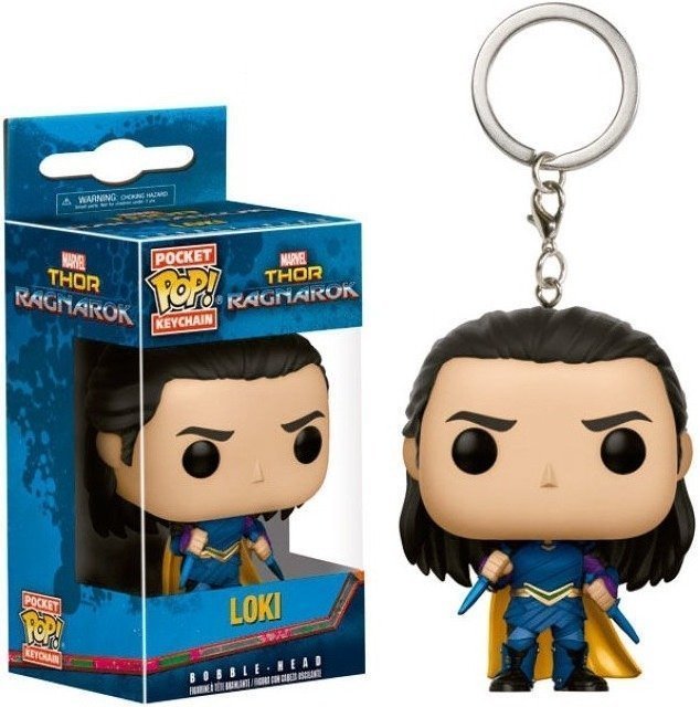 Брелок Funko Marvel - Loki POP Keychain "Тор: Рагнарок" - Локі