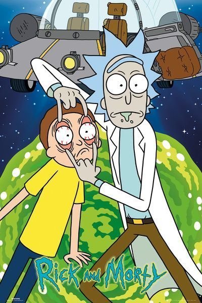 Постер Рик и Морти Rick and Morty Maxi Poster Ship плакат 90*60 см