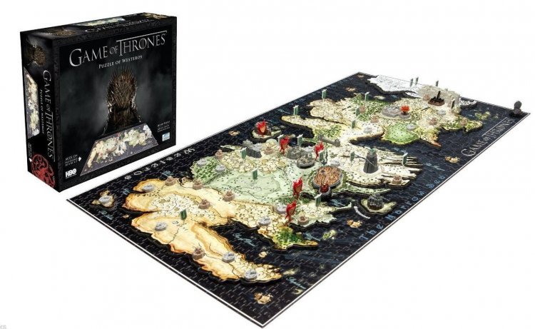 4D пазли Game of Thrones - Cityscape Time Puzzle