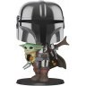 Фігурка Funko Pop Star Wars: Mandalorian with The Child фанко Мандалорец з Малюком 25 см