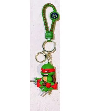 Брелок подвеска на рюкзак TMNT Teenage Mutant Ninja Turtles 3D Keychain Черепашки ниндзя Рафаэль