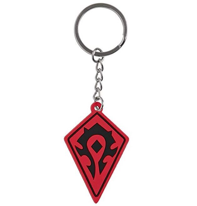 Брелок - World of Warcraft Battle for Azeroth Horde Rubber Key Chain