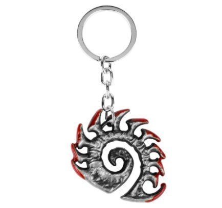 Брелок StarCraft II Zerg Logo Silver