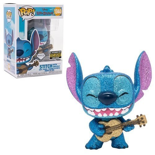 Фигурка Funko Pop Disney: Lilo and Stitch: Stitch with Ukulele Diamond (Exclusive) 1044 (примята коробка)