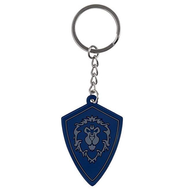 Брелок World of Warcraft Battle for Azeroth Alliance Rubber Key Chain