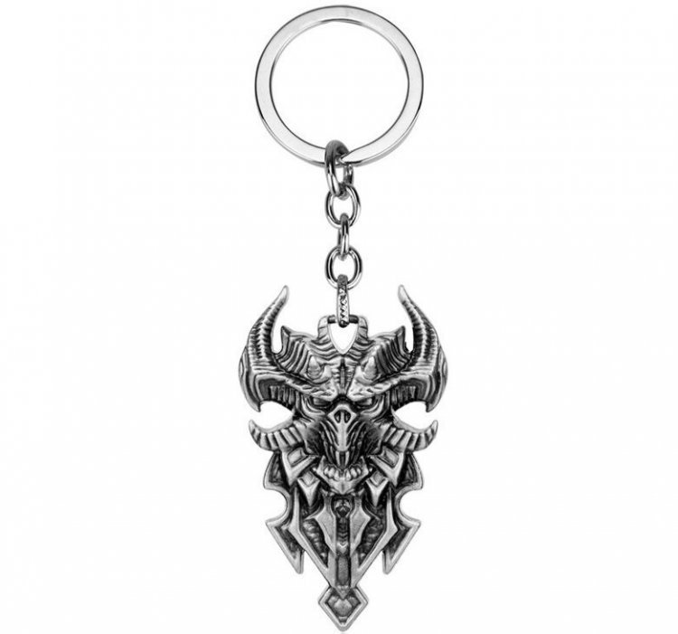 Брелок - Diablo III Logo Metal silver