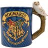 Кружка Harry Potter Hogwarts House Ceramic 3D Mug with Hedwig 20 Oz