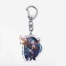 Брелок League Of Legends Arcane Jinx Anime Acrylic keychain Лига Легенд Джинкс 2