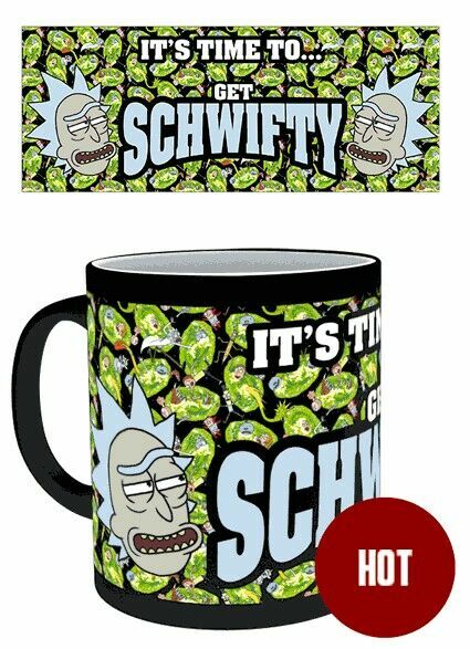 Чашка хамелеон GB eye Rick and Morty Heat Change Mug Get Schwifty Рик и Морти 320 мл  