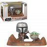 Фігурка Funko Pop! Moment Star Wars: Mandalorian and The Child Мандалорець фанко Зоряні війни