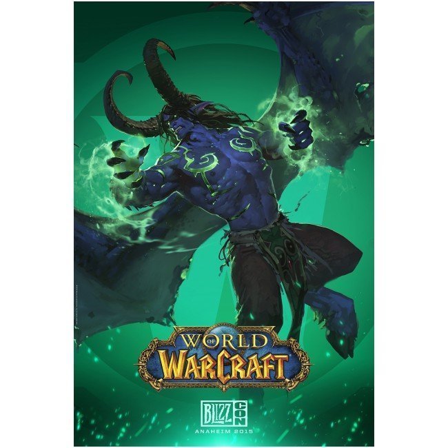  Плакат фірмовий Blizzard - World of Warcraft Illidan Poster