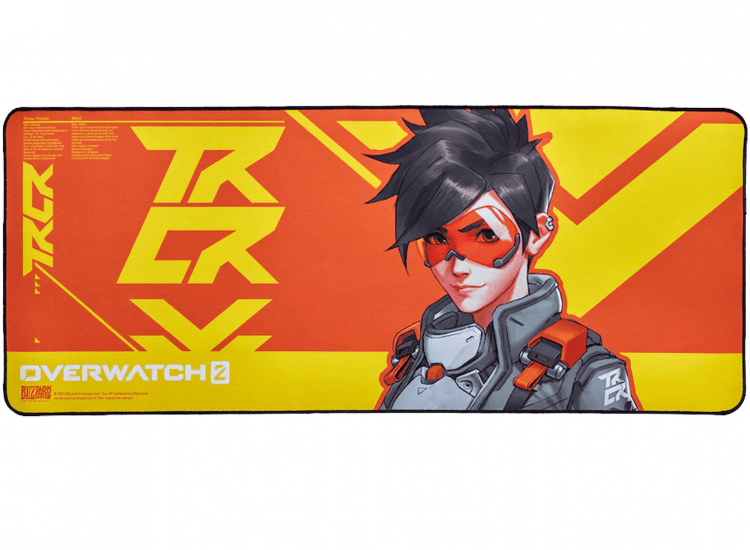 Коврик игровая поверхность Blizzard Overwatch 2 Tracer Gaming Desk Mat (90*38 cm)