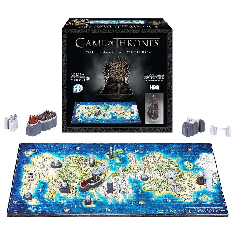 4D пазли Cityscape Mini Game of Thrones: Westeros Time Puzzle (350 Piece)