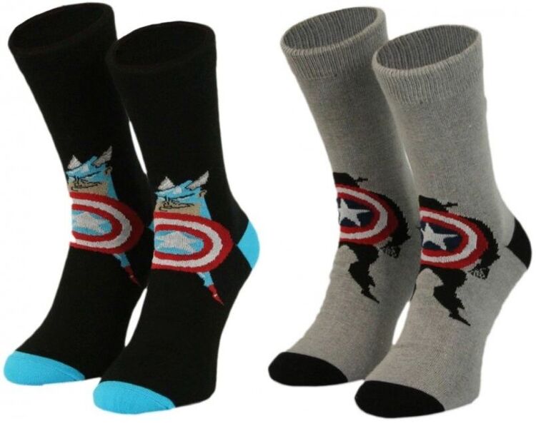 Набор носков Good Loot Marvel Avengers Captain America Мстители Капитан Америка (39-46)