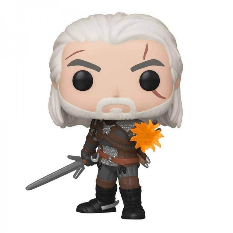 Фигурка Funko Pop Ведьмак (Witcher) Geralt Геральт Glow in The Dark (GameStop Exclusive) 