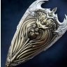 World of Warcraft Alliance Logo Golden Shield Metal