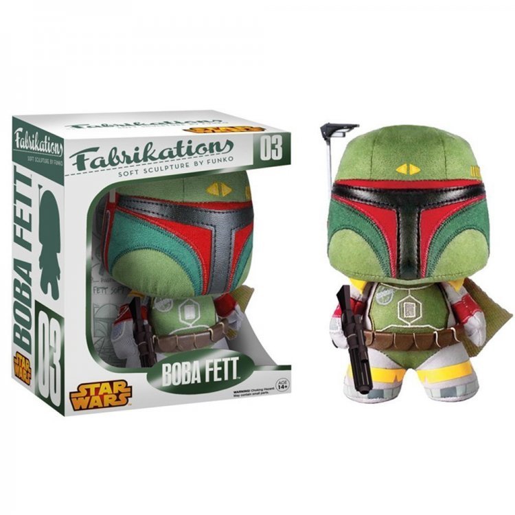 Мягкая игрушка Star Wars - Fabrikations Funko: Boba Fett Plush