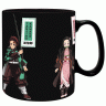 Чашка хамелеон Demon Slayer Mug Tanjiro Nezuko Zenitsu Inosuke Anime кухоль 460 мл