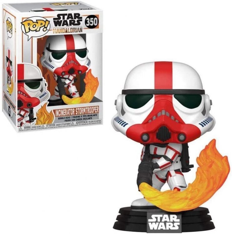 Фігурка Funko Star Wars The Mandalorian - Incinerator Stormtrooper фанк Зоряні війни