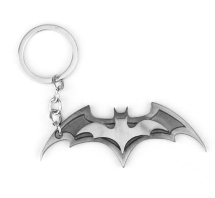 Брелок Batman Metal Keychain № 2 (цвет серый)