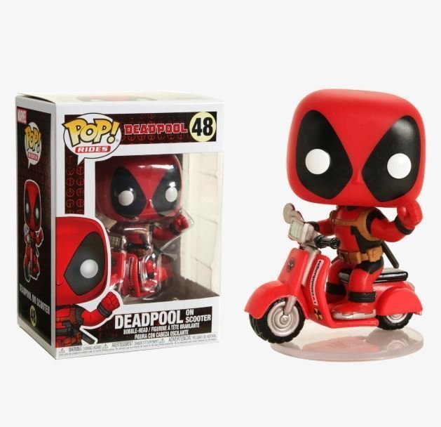 Фігурка Funko Pop Ride Marvel: Deadpool on Scooter Дедпул фанко 48