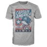 Футболка Men's Pop! T-Shirts: Marvel - Cap America Fight For Justice (розмір L)