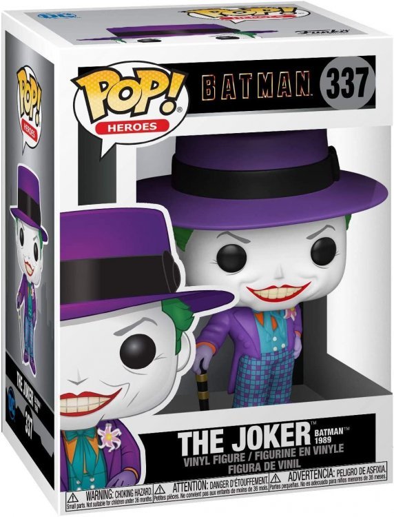 Фігурка Funko Pop Heroes: Batman 1989 - Joker with Hat Джокер фанк