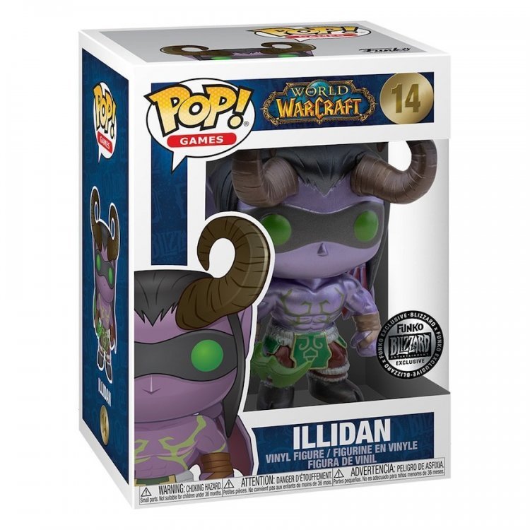 Фигурка Blizzard Exclusive Funko Pop! World of Warcraft Illidan Figurine Иллидан Фанко