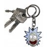 Брелок Рик и Морти Rick And Morty 4.3 см металл