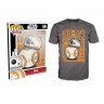 Футболка Men's Pop! T-Shirts: Star Wars Ep 7 - BB-8 Poster (розмір L)