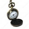 Годинники Dark Black Pocket Watch Charm Harry Potter Owl